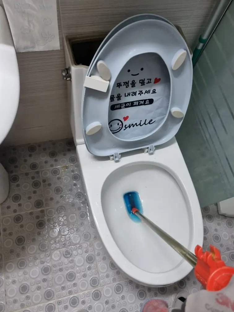 변기막힘 관통 2